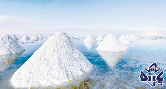استخراج نمک از معدن نمک